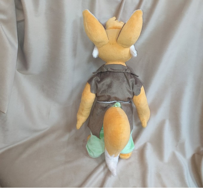 Comission plush toy Neopets the Darkest Faerie: Tormund. Tormund Ellis plush.