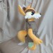 Comission plush toy Neopets the Darkest Faerie: Tormund. Tormund Ellis plush.