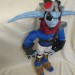 This is a sample of a plush toy Dark Jak from the Jak and Daxter series.