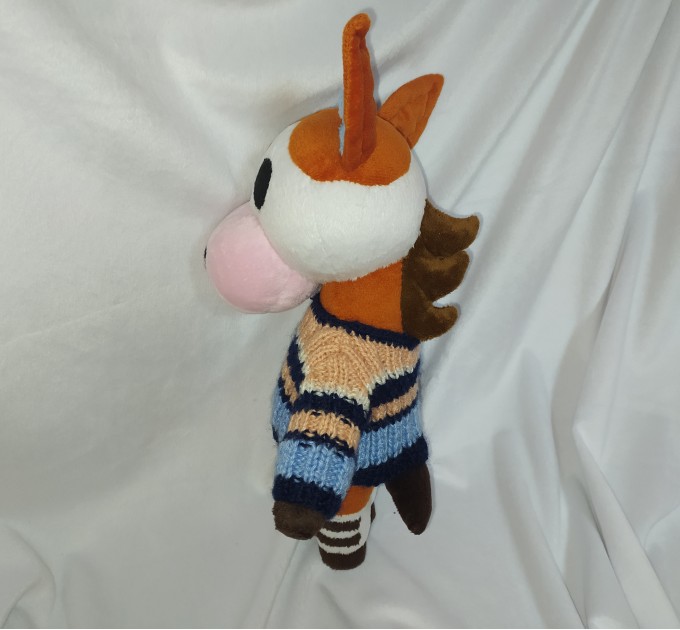 This is a sample of Papi horse Animal Crossing plush toy.