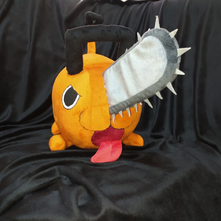 Chainsaw man dog plush soulmilo