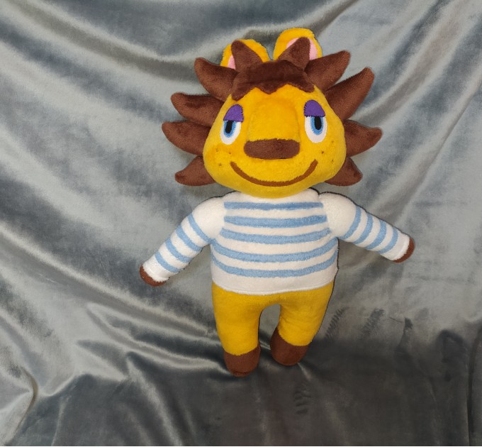 The plush toy Rex from animal crossing.
