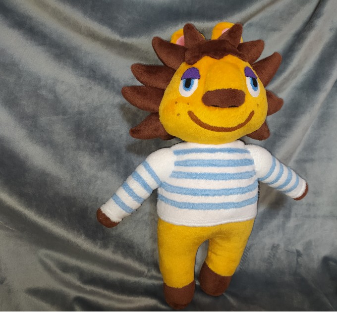 The plush toy Rex from animal crossing.