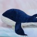 Plush whale. Big toy. Animal stuffed. Decor for the nursery. Softie doll.