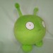 A sample of a plush toy Green alien, final space, mooncake plush, made to order,