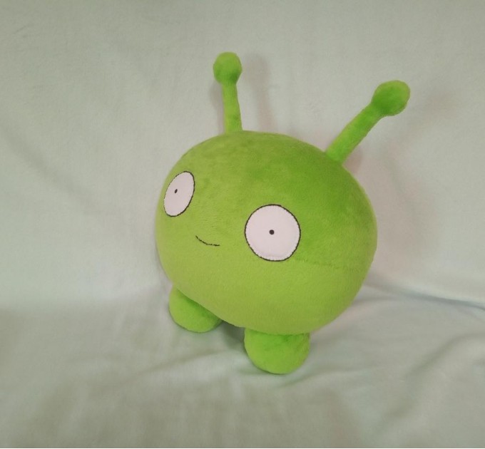 Fantasy Creature Plushie Toy MOONCAKE Inspired Stuffed Green Alien Final Space Plush