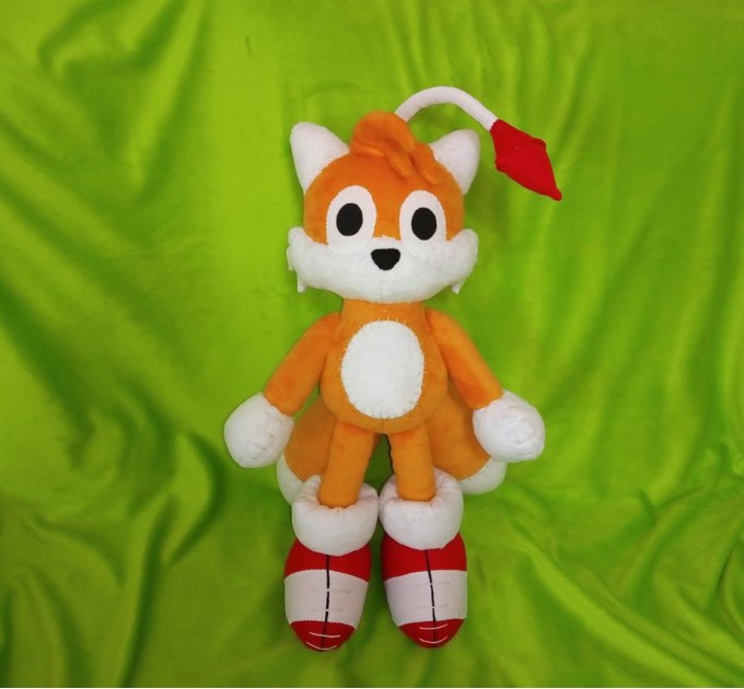 Sample plush toys, made to order. Tails doll plush.