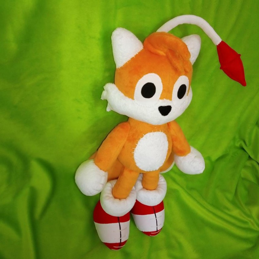 Sample plush toys, made to order. Tails doll plush.