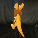 This is a sample of a plush toy Daxter from the Jak and Daxter series.