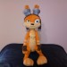 This is a sample of a plush toy Daxter from the Jak and Daxter series.