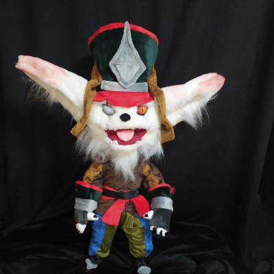 This is a sample of the Kled from League of legends plush toy.