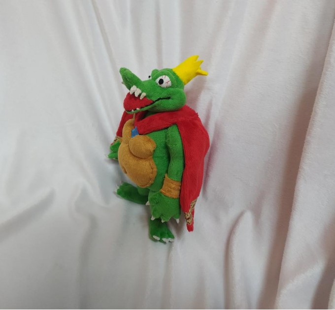 This is a plush toy sample King K Rool