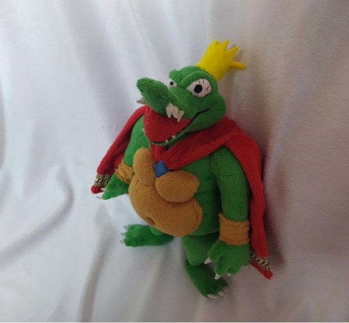This is a plush toy sample King K Rool