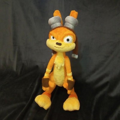 This is a sample of a plush toy Daxter from the Jak and Daxter series.