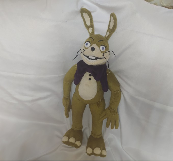 Comission plush toy Glitchtrap from Five Nights At Freddys VR.