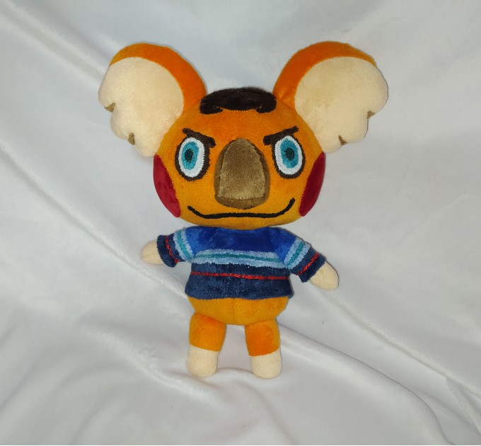 This is a sample of the plush Canberra based on animal crossing