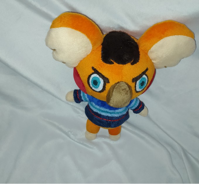 This is a sample of the plush Canberra based on animal crossing