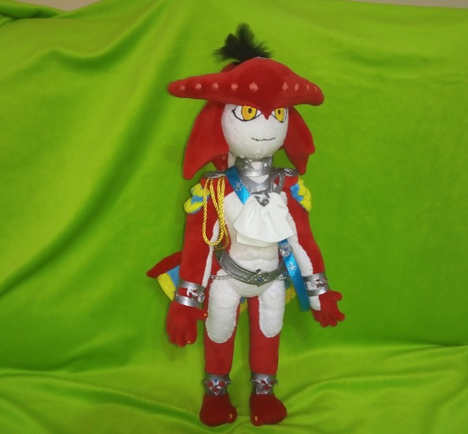 Sidon plush toy. Legenf of Zelda. Toy commission