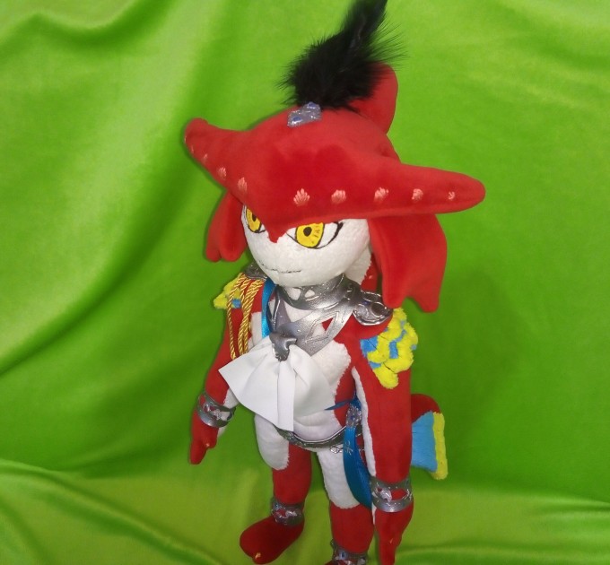 Sidon plush toy. Legenf of Zelda. Toy commission