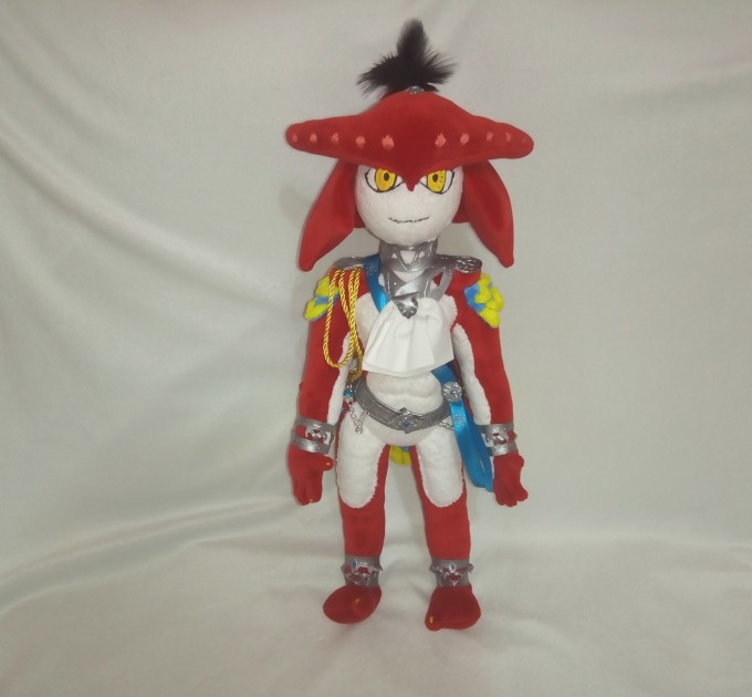 Sidon plush toy. Legenf of Zelda. Toy commission