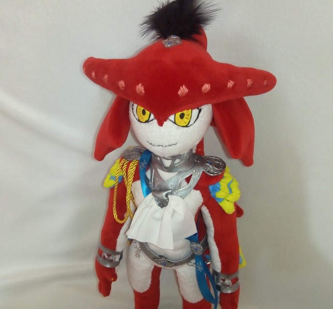 Sidon plush toy. Legenf of Zelda. Toy commission