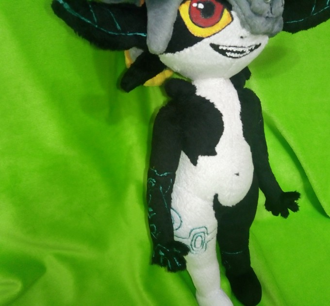 This is a sample of the toy imp Midna, legend of Zelda plush.