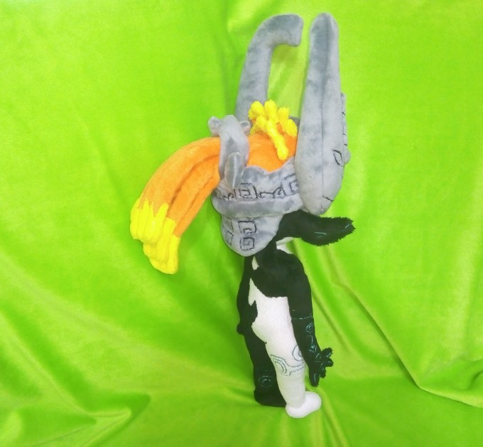 This is a sample of the toy imp Midna, legend of Zelda plush.